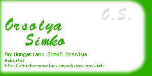 orsolya simko business card